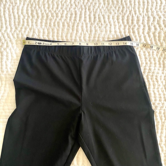 Garnet Hill black straight-leg ponte pants, small, NWT - Picture 10 of 10